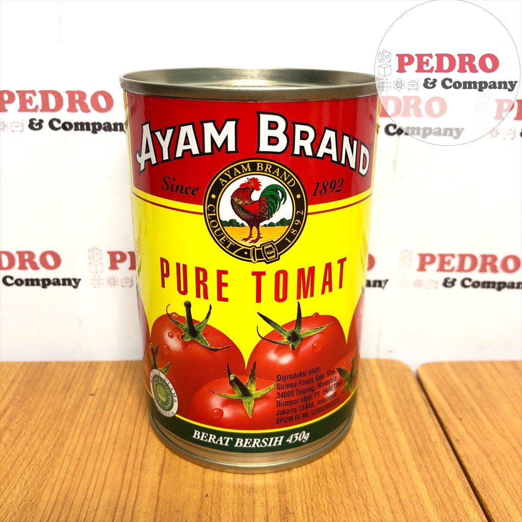 Jual Ayam Brand Pure tomat/ tomato puree (450 gr) Shopee Indonesia