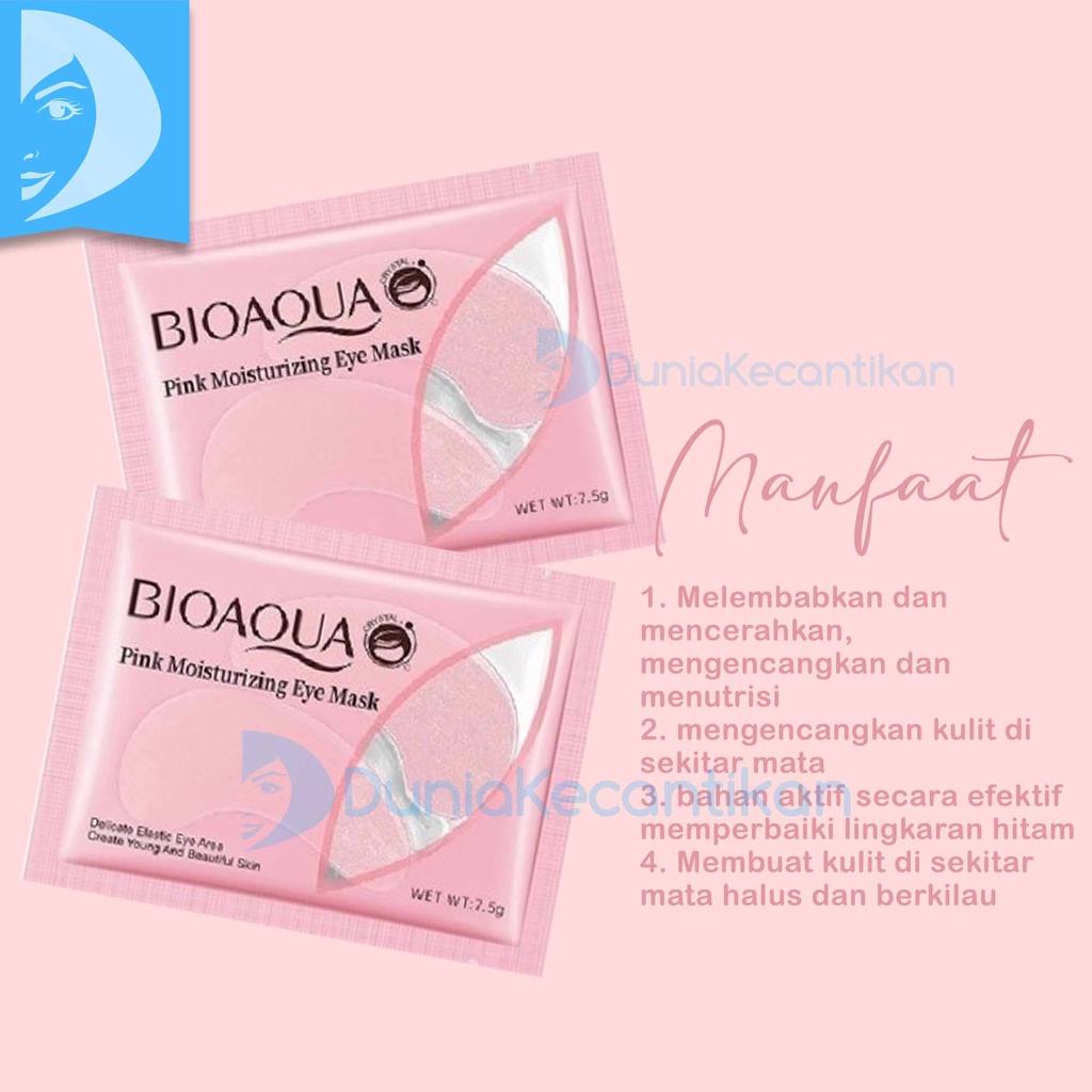 Bioaqua Eye Mask Moisturizing Masker Mata Panda Memudarkan Kerutan Mata Bio Aqua Eyemask