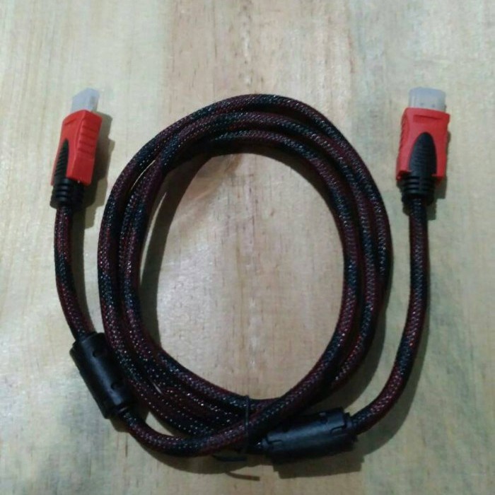 Kabel HDMI to HDMI Lapis Sarung Rajut