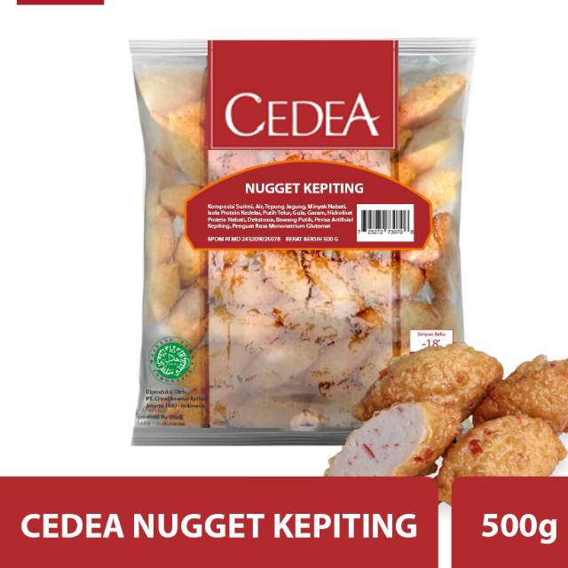 

NUGGET KEPITING CEDEA 500g