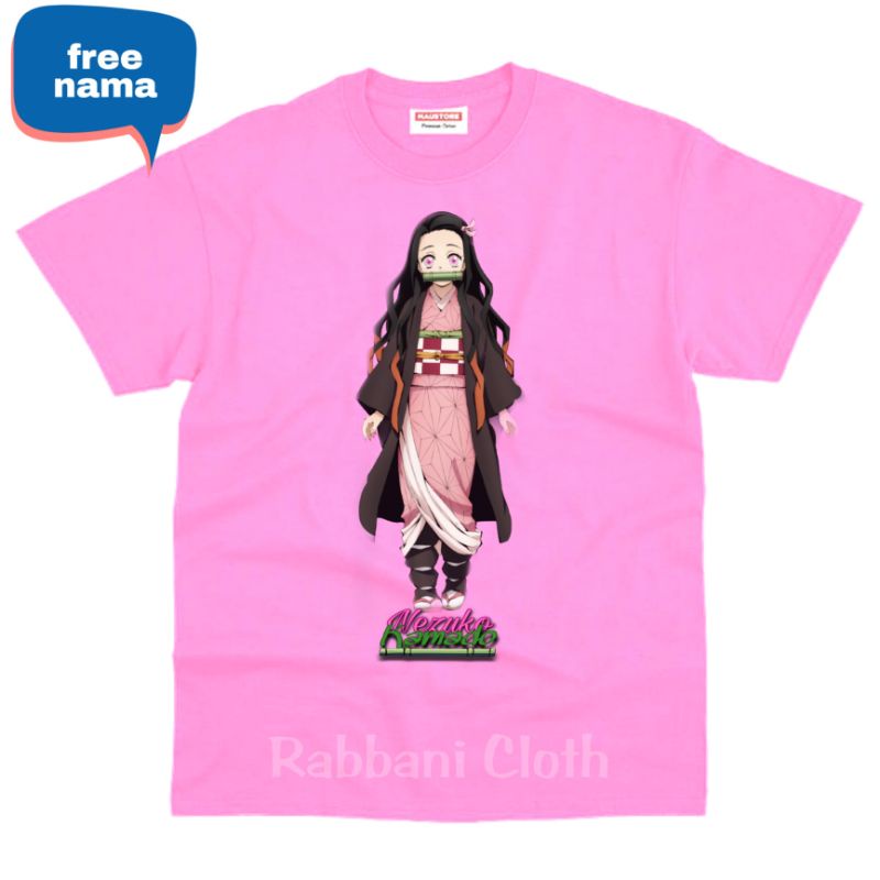 baju nezuko kamado demon slayer.kaos anak