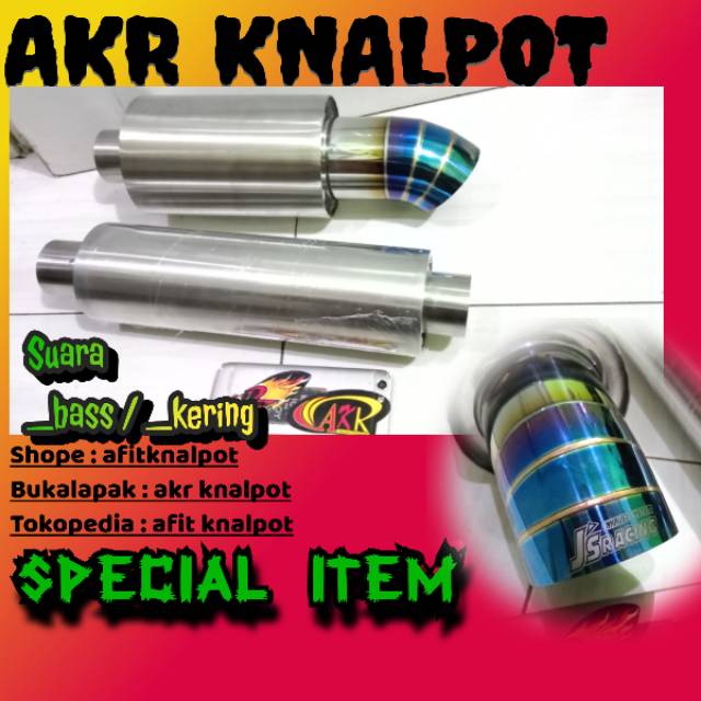 Knalpot racing js racing knalpot mobil