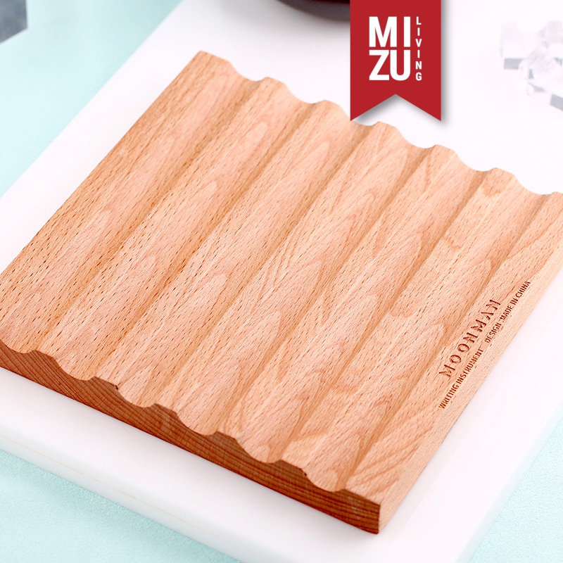 MOONMAN Solid Wood Pen Tray Pen Holder Tatakan Kayu Penyimpanan Fountain Pen