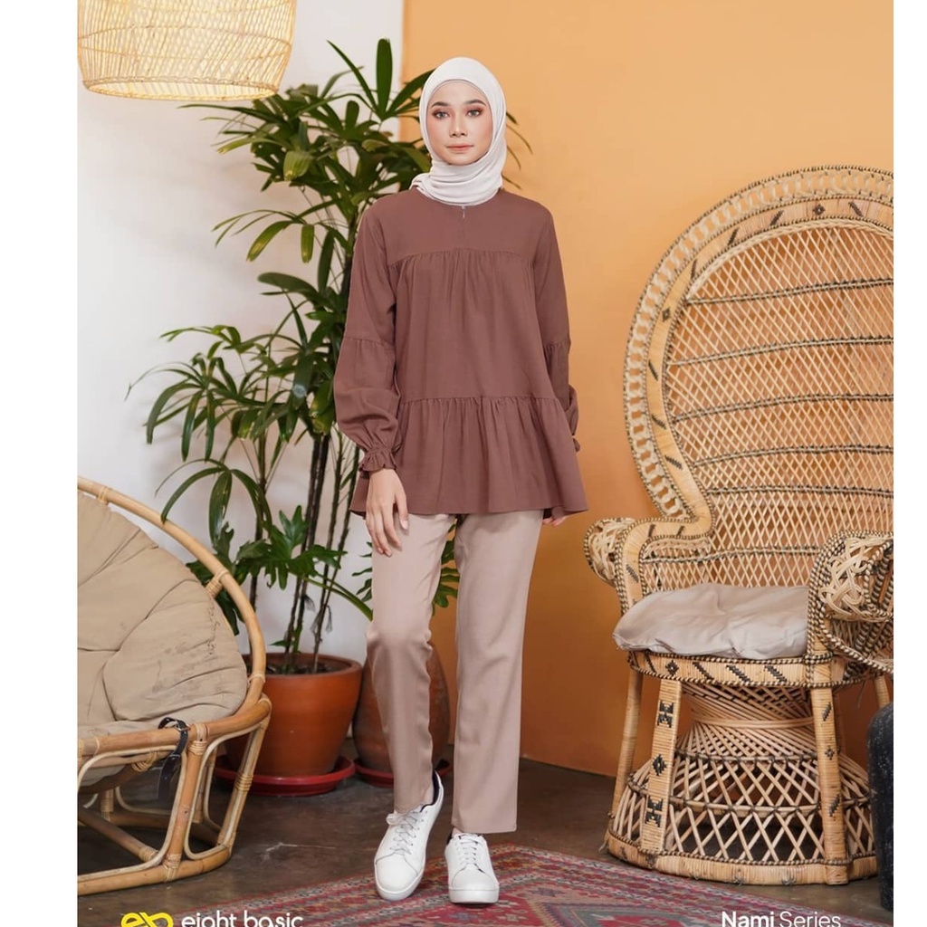 ALFAZZA STORE -  NALA BLOUSE - BAHAN RAYON PREMIUM - LD 110CM - ATASAN TERBARU WANITA - TERLARIS 2021 - BUSUI FRIENDLY