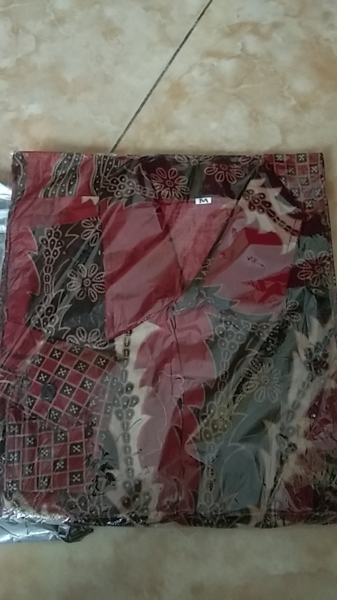 Kemeja Batik Pria Lengan Panjang Size M L Xl Xxl Bswart Batik Hrb026 Kenango Hem Panjang Padi