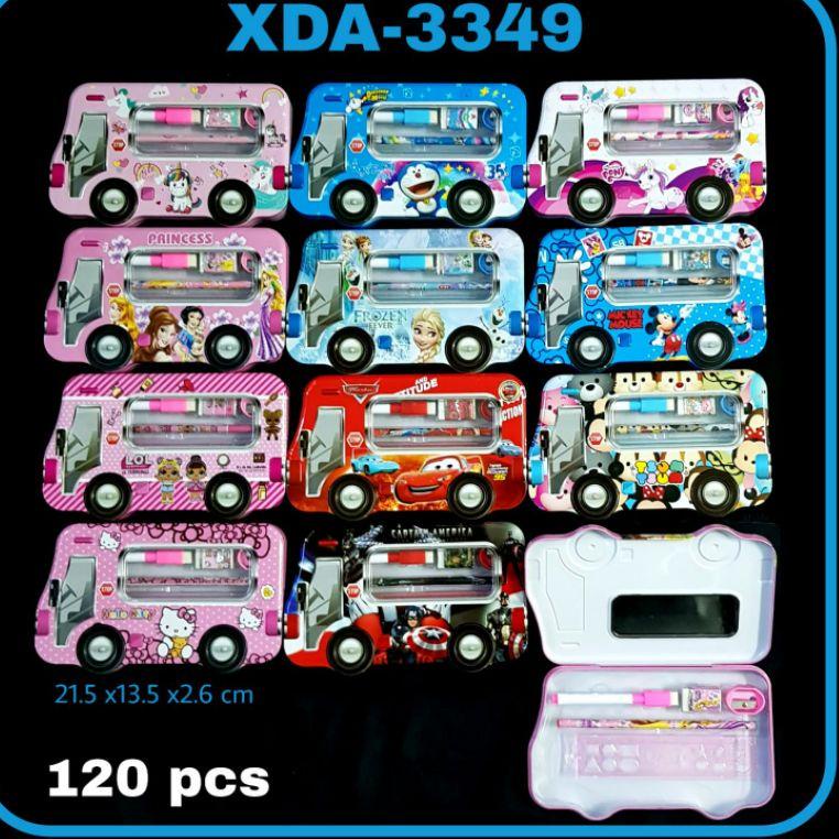 

[NiS㊗] Tempat Pensil / Kotak Pensil Pencil Case Magnet Mobil Bus + Set Stationery Isi Paket Alat Tulis XD-9565/ 9558/ 9564/ 9555 WHITE BOARD / BUS XDA 3349/ 9557/ KT 6611 Trend kekinian