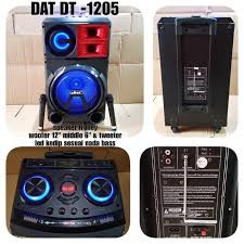 SPEAKER PORTABLE MEATING DAT DT-1205 BLUETOOTH [ 12''inchi ]