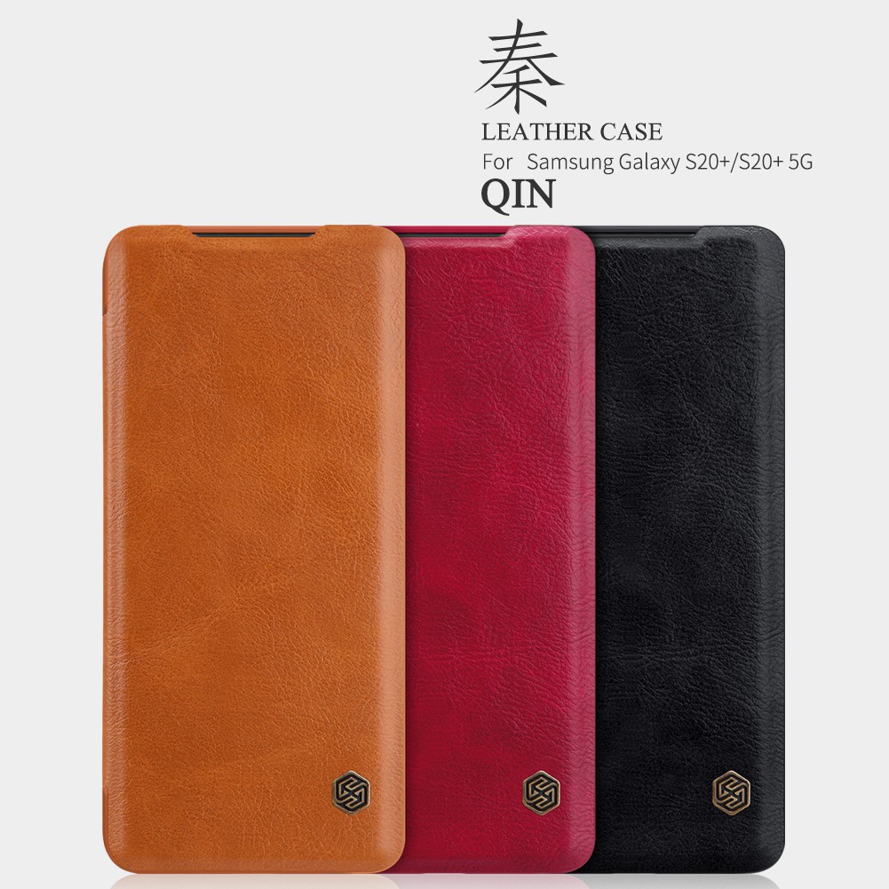 Flip Cover SAMSUNG Galaxy S20 Plus S20+ Nillkin Qin Leather Flip Case Original