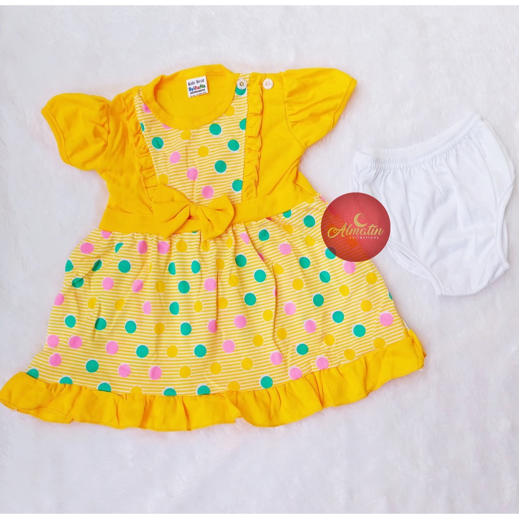 Setelan Baju Bayi Perempuan 3-18 Bulan / Dres Bayi Lucu