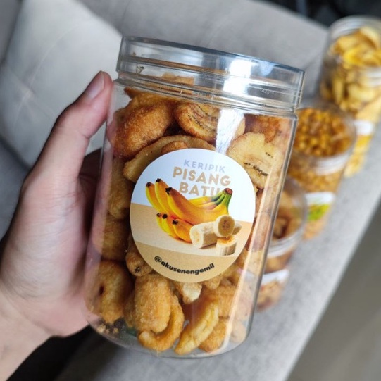 

KERIPIK PISANG MANIS CRISPY PREMIUM 750ml | KERIPIK BUAH PREMIUM