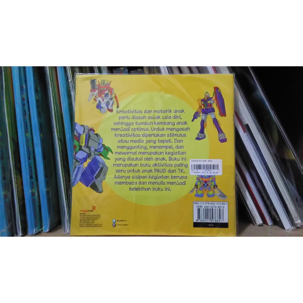 Super activity book robot