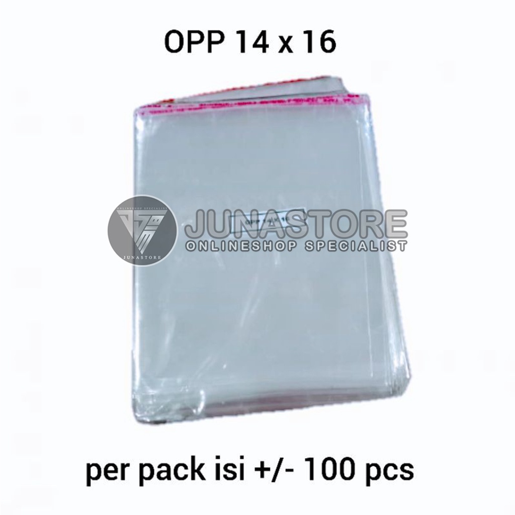 

Plastik OPP 14 x 16 / Plastik OPP roti