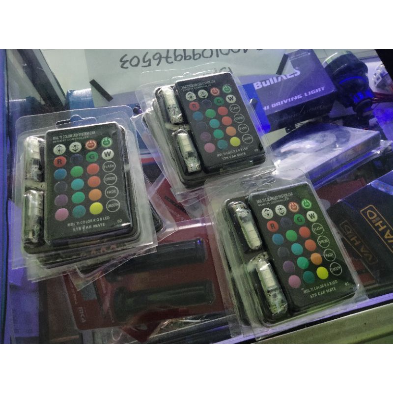 Led RGB lampu kota t10 remote