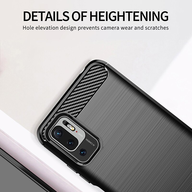 Soft Case Xiaomi Poco M3 Pro 5G Ultra Slim Softcase Carbon Premium Casing