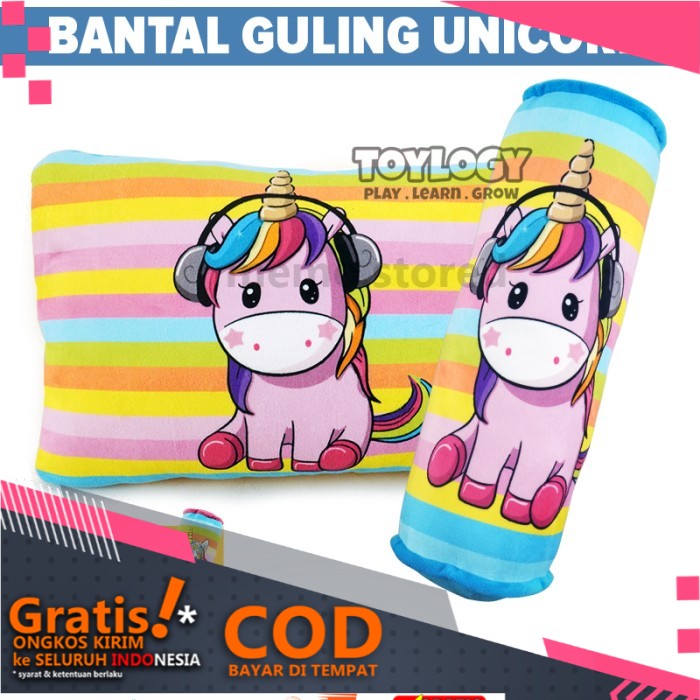 Termurah Paket Bantal Guling Anak Unicorn Pony Horse Kuda Poni Pillow Bolster Memo21 Shopee Indonesia