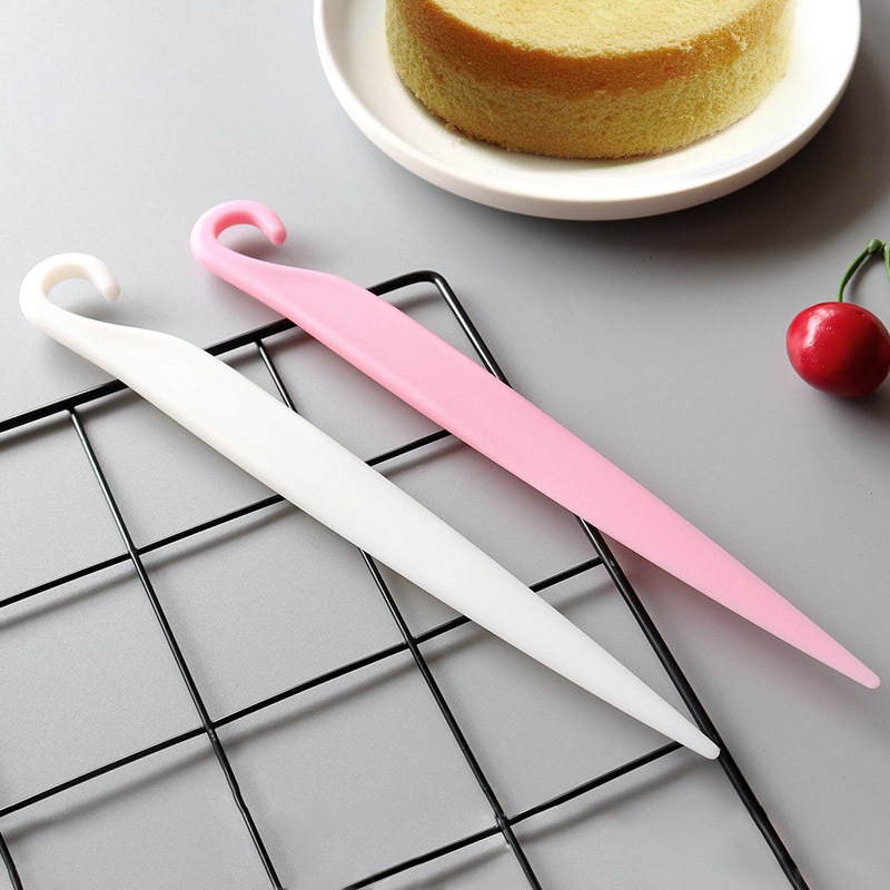 Kingsbakeware Pisau Chiffon Plastik / Pisau Pingiran Kue / Pisau Plastik