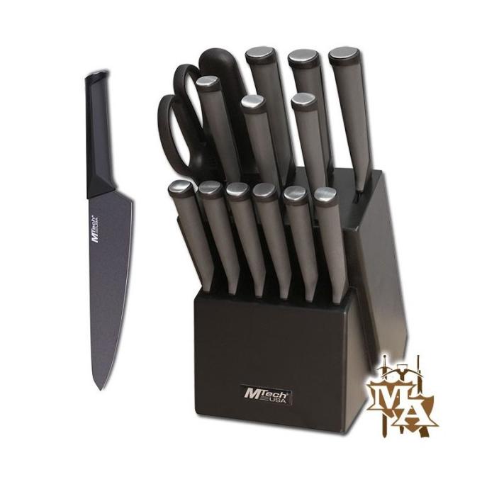 terlaris Knife Set Mtech Black 15