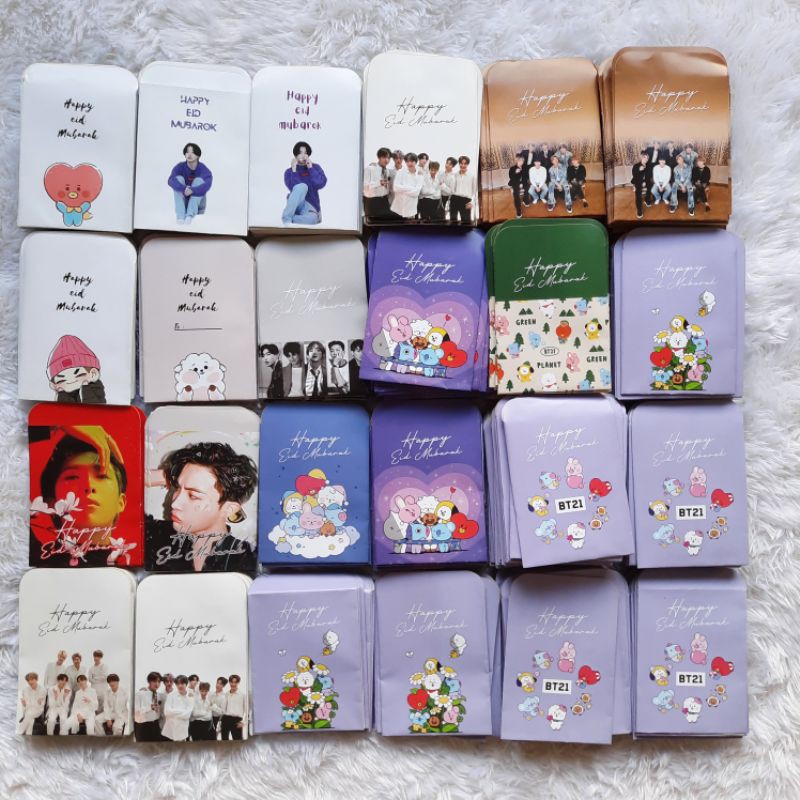 [READY STOCK]AMPLOP THR LEBARAN BT21 BTS SATUAN 1PCS