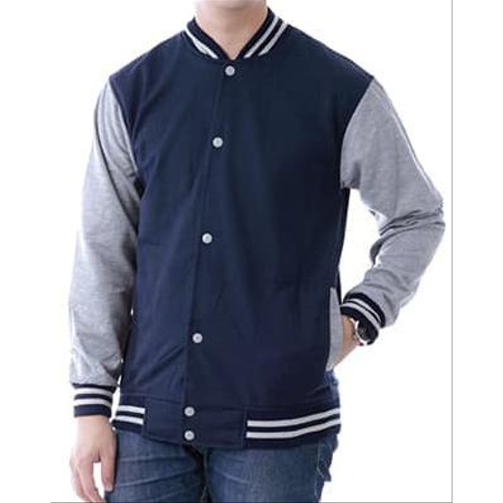 Jaket Baseball Jaket Varsity Baseball Polos Ready Banyak Warna Jaket Baseball Polos UNISEX