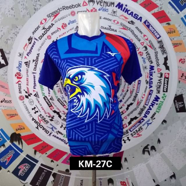 Baju voli Mizuno printing