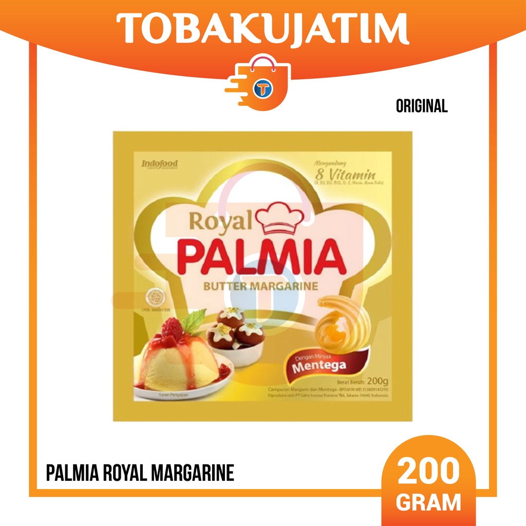 

ROYAL PALMIA BUTTER margarine sachet 200gr