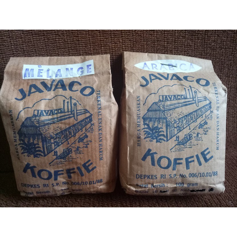 KOPI JAVACO BANDUNG - ARABICA / ROBUSTA - 100 GR - Kopi Legendaris - Indonesia Coffee