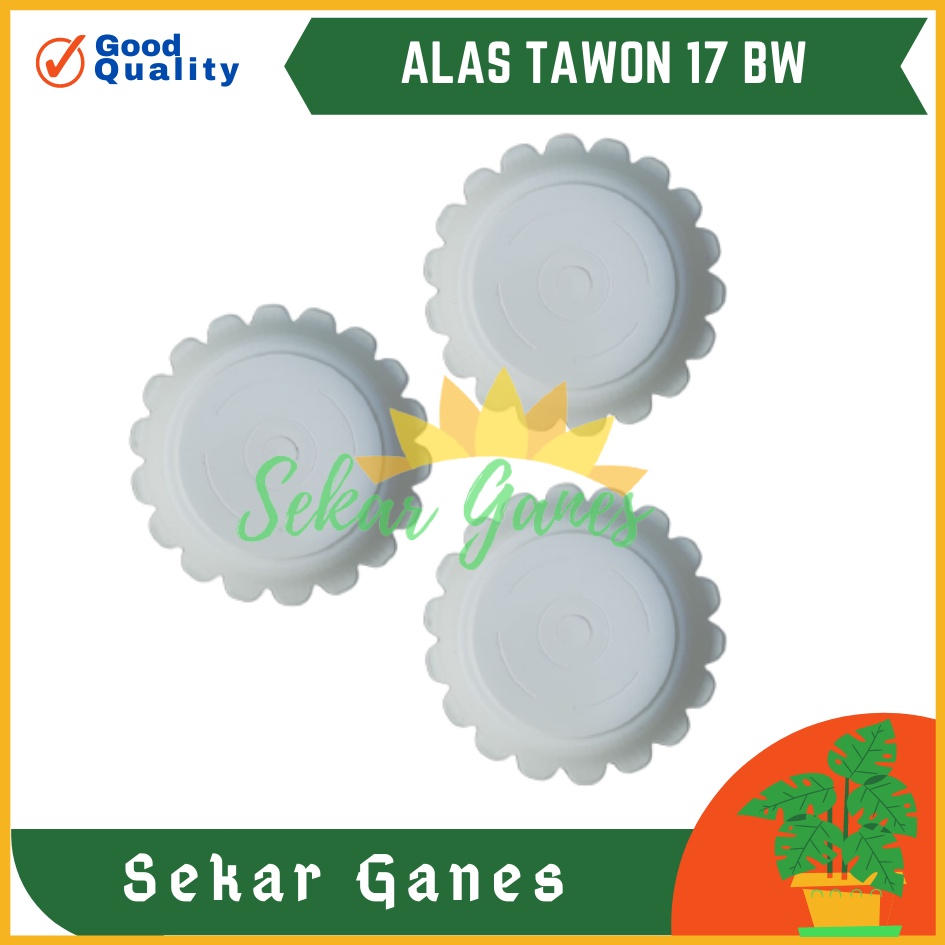 TATAKAN ALAS POT TAWON 17 PUTIH GBL/ECO/TRAY untuk POT TAWON 18 TINGGI PIRUS VIRUS 18 181 21 MURAH