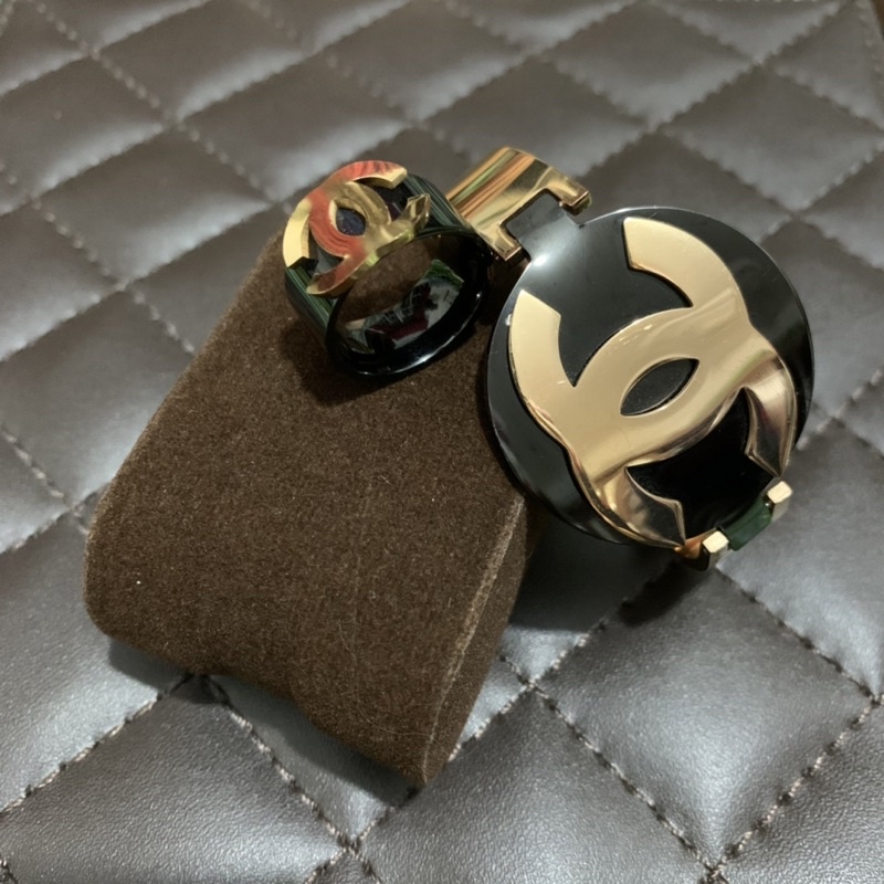 Set Gelang & Cincin Titanium CN (Cheramic) Rosegold