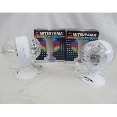 MS-364 Lampu Disco Double Pakai Kaki /Bohlam Disco Dua Sisi Mitsuyama***TOP