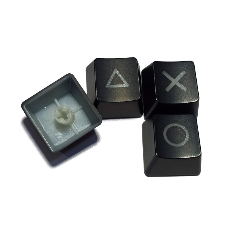 Cre 4pcs Keycap Tombol Keyboard Oem Bahan Abs