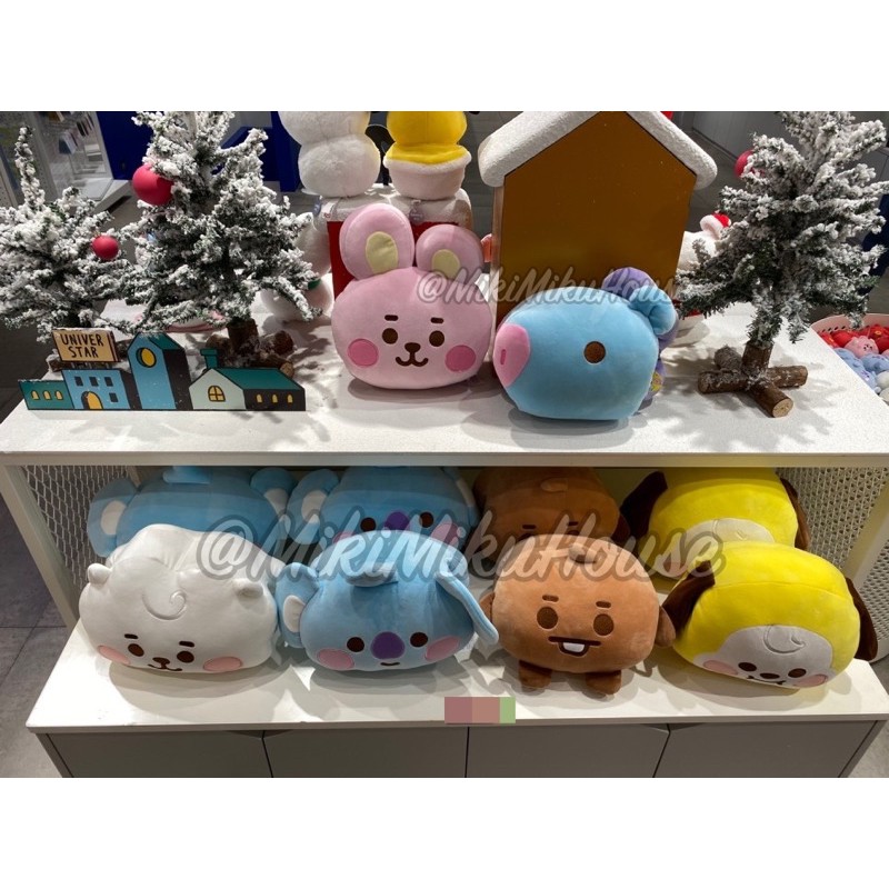 OFFICIAL BT21 BABY HAND WARMER PILLOW HAND WARMER CUSHION ORI KOREA BONEKA DOLL SITTING FLAT 12 20