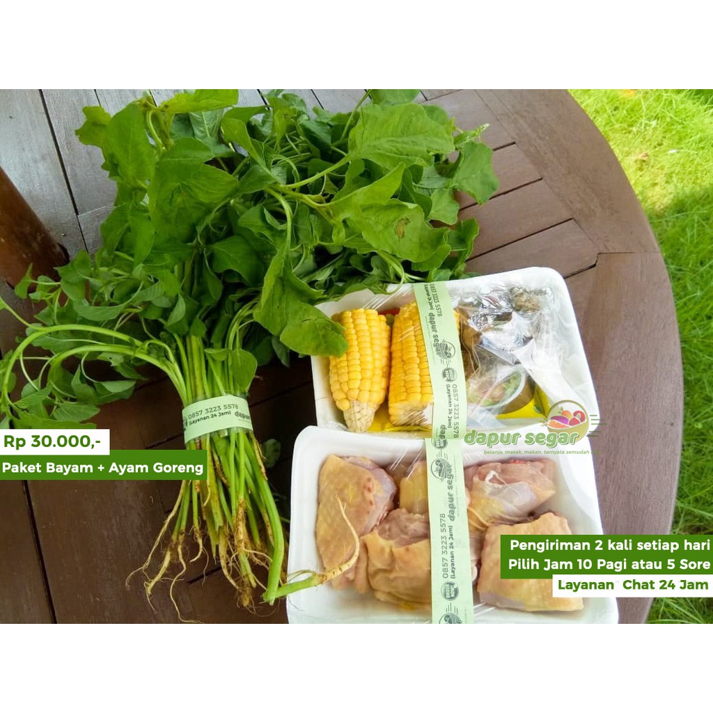 

PAKET HEMAT AYAM GORENG - SAYUR BAYAM