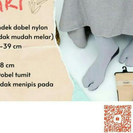 KOSAKI/KAOS KAKI JEMPOL MUSLIMAH/KAOS KAKI KOSAKI/KAOS KAKI DOUBLE TUMIT/KAOS KAKI DOUBLE NILON