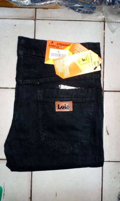 Celana Jeans Pria Hitam Polos