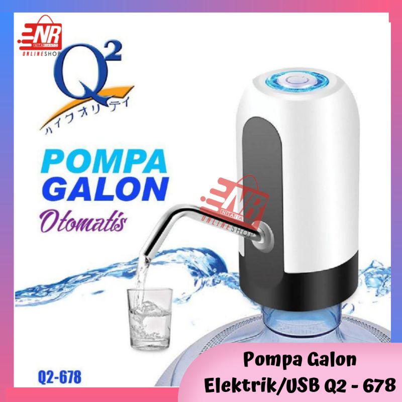 Jual Pompa Air Galon Listrik Elektrik Pompa Air Galon Listrik Charge Usb Q2 Pompa Galon Q2 7805