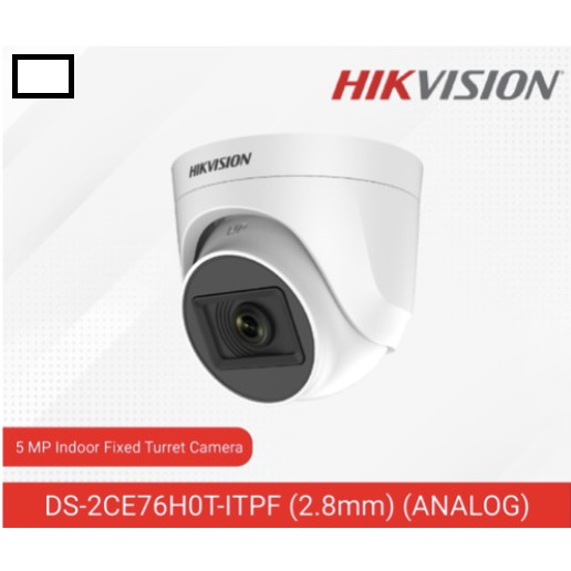 KAMERA CCTV INDOOR HIKVISION TURBO HD 2CE76H0T ITPF 5MP