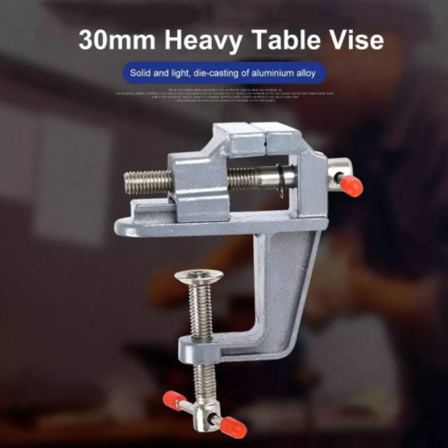 DIY Tools Clamp Meja Catok Vise Table Ragum Mini / Catok Meja Mini untuk Craft / Tukang Kayu