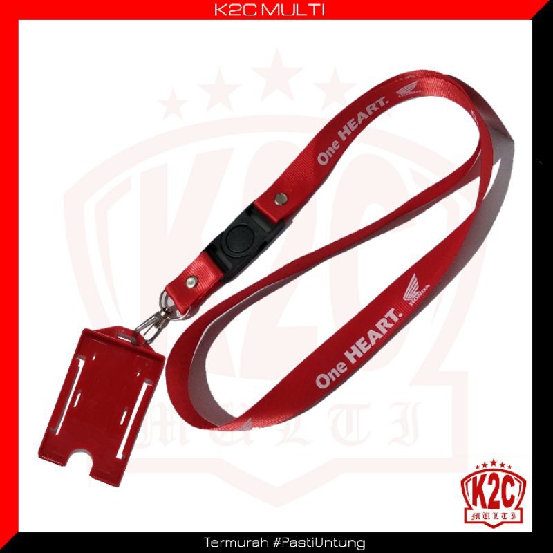 

Paket Bundling Atribut Honda Gantungan Kalung Tali Tempat ID Card One Heart 2 Pcs