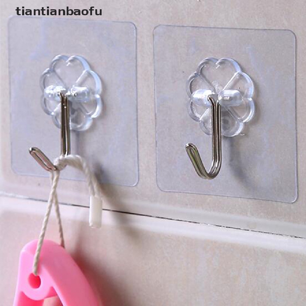 1pc Kait Gantungan Dinding Suction Cup Kuat Untuk Dapur / Kamar Mandi