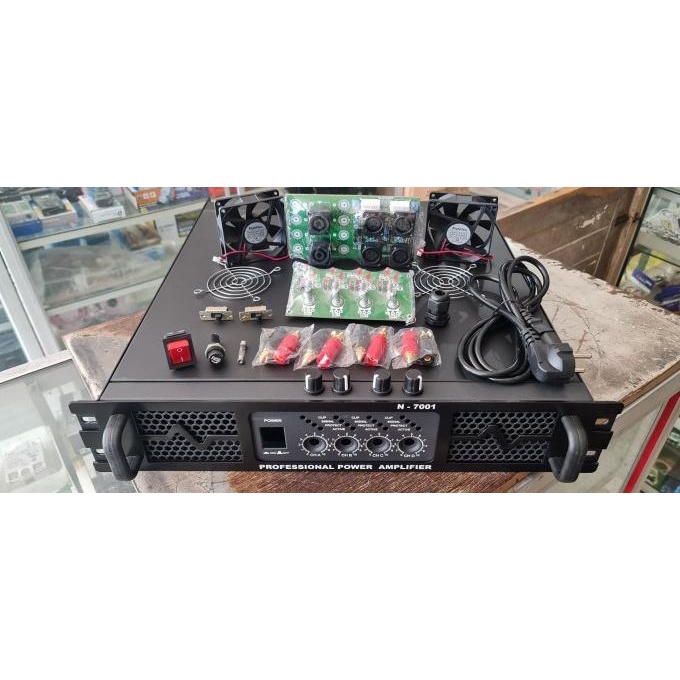 ] Box Power N7001 4ch 2u Komplit Aksesoris