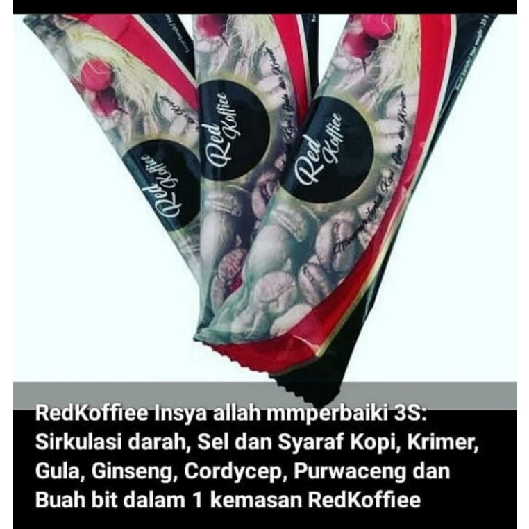 

Koffe Kesehatan/menambah stamina/Redkoffiee