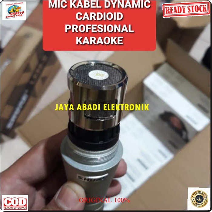 G42 Shure Mic kabel sound system Microphone dynamic cardioid profesional karaoke vocal vocal audio mik pengeras suara pro profesional vokal mikrophone G42  BISA DIGUNAKAN SEGALA JENIS AUDIO SOUND  LANGSUNG NYALA TANPA PAKAI BATERAI  Bahan dari besi metal