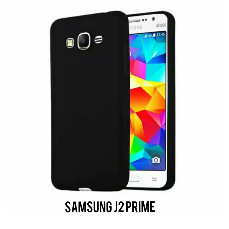 Loveh - Casing Samsung J2 Prime A10s A20s A30s A50s A50 M30s M21 Soft Case Polos Black