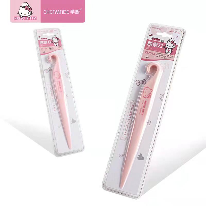 Hello Kitty Chefmade KT7013 Stripping Knife Pisau Pelepas Kue Chiffon Warna Pink