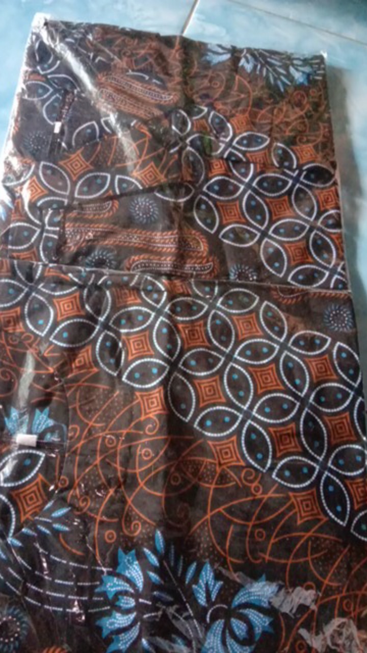 Kemeja Batik Couple Pria Wanita Lengan Panjang Pendek