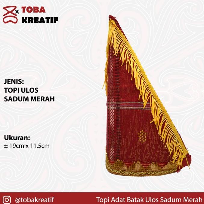 Promo Aksesoris Tarian Batak Topi Ulos Sadum