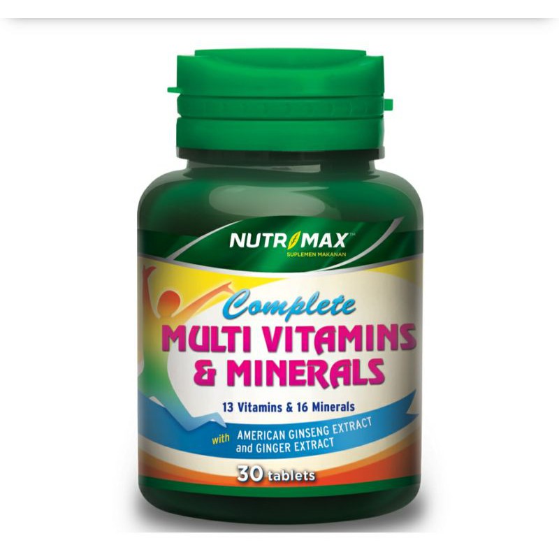 Nutrimax Complete Multivitamin & mineral 30