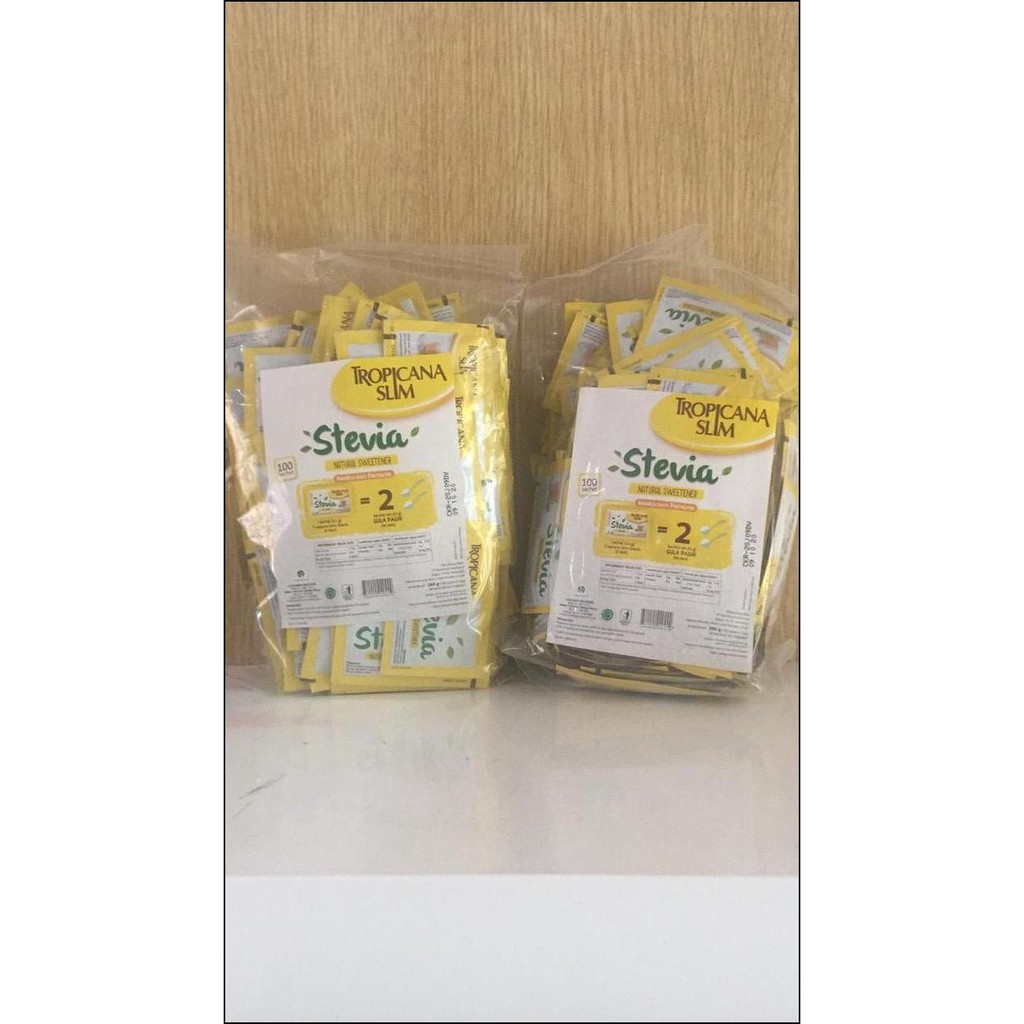 

GULA TROPICANA SLIM STEVIA GULA DIET 100 SACHET