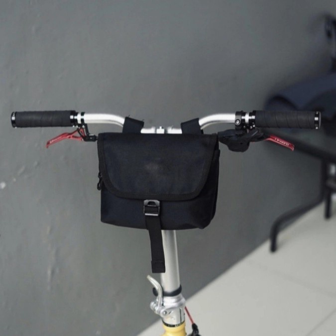 tas sepeda lipat tas stang sepeda handle army multifungsi