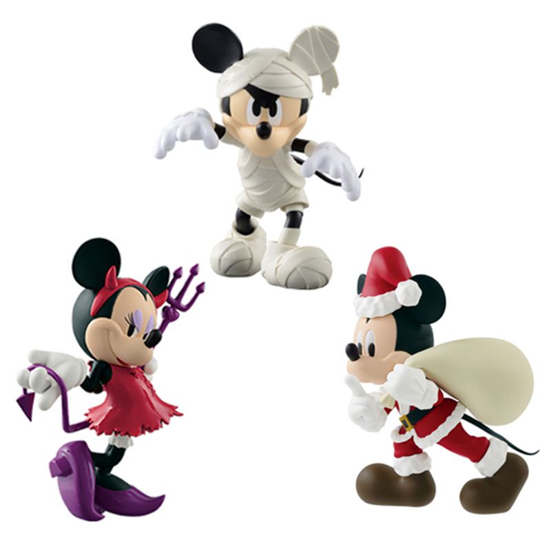 Minnie Devil Mummy Mickey Mouse Mickey Figure Santa Minnie Mickey Kado Natal